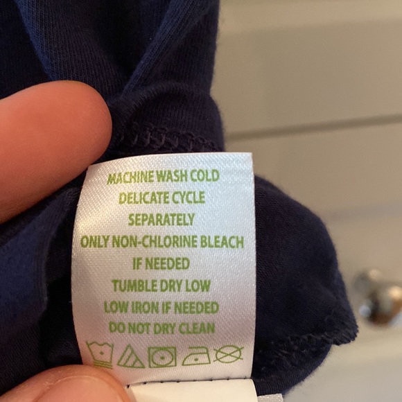 Lilly Pulitzer Navy Ruffle Tank Top, size S - Picture 3 of 3